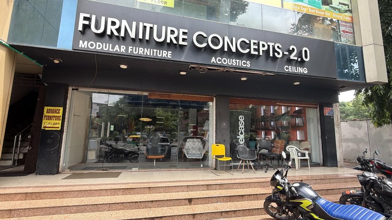 The Cohuman showroom on Hazira Road, Surat, seen from the street